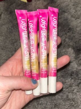 Bath and Body Works Happy Birthday Vanilla Lipglosses
